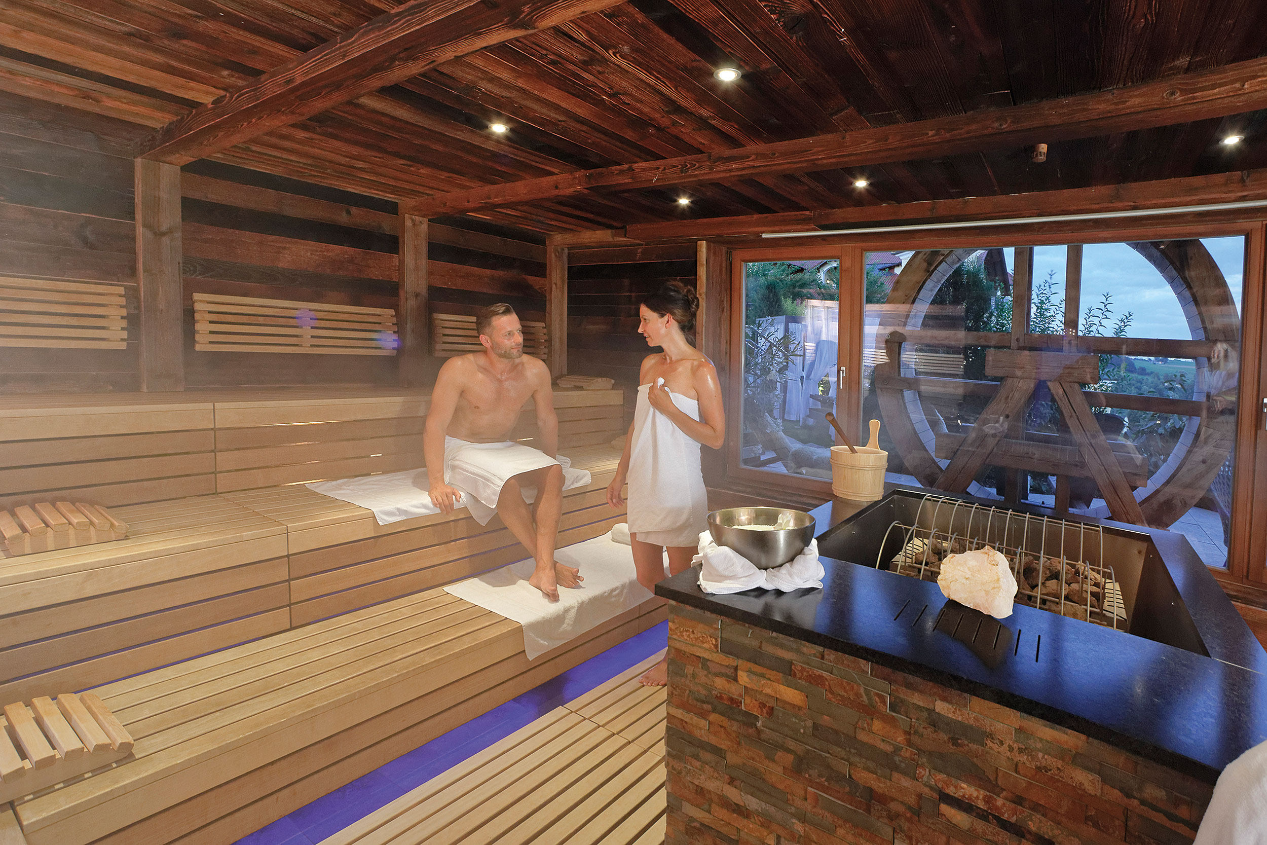 Panorama-Event-Sauna im Jagdhof - Wellnesshotel mit Sauna