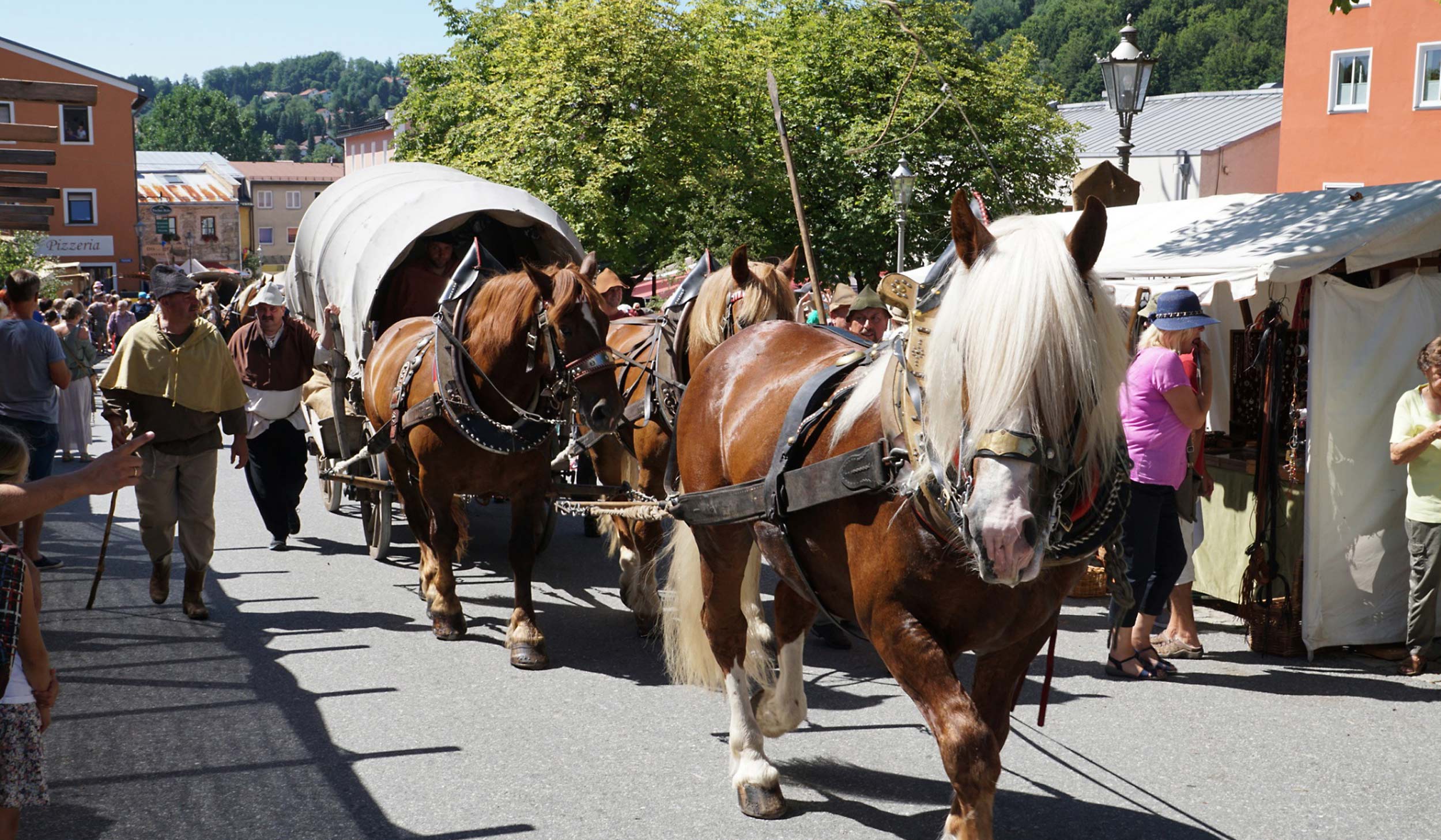 Pferdekutsche beim Säumerfest