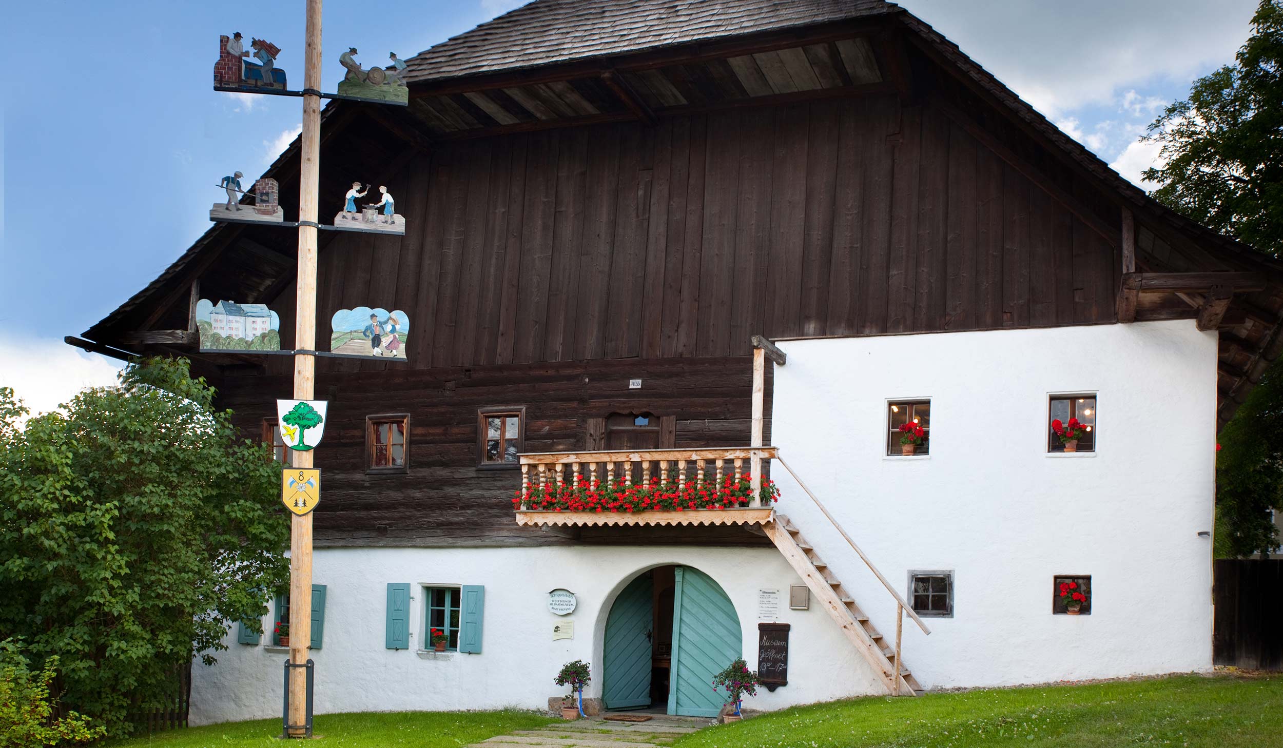 Das Schramlhaus mit Wolfersteiner Heimatmuseum