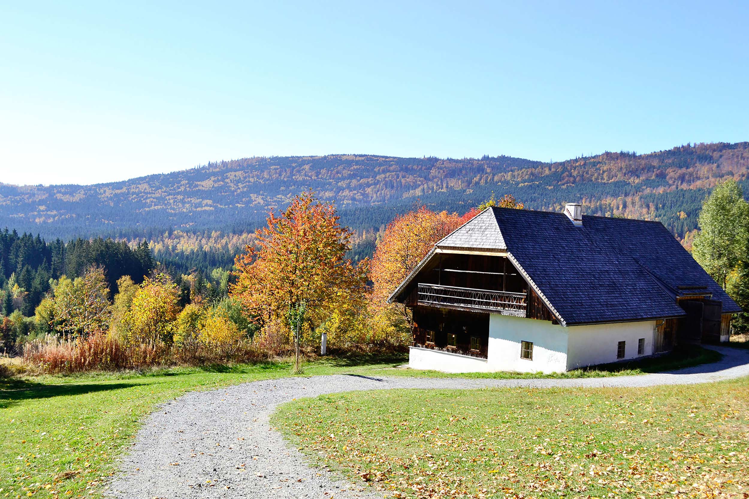 Freilichtmuseum Finsterau - Hausansicht