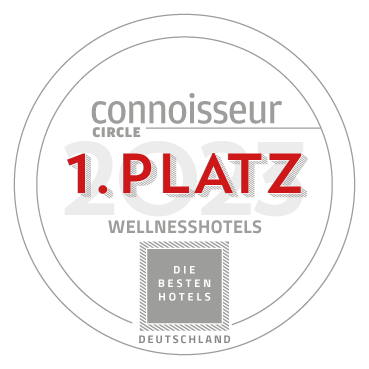 Connoisseur Circle: 1. Platz 2023 bei den besten Hotels Deutschlands