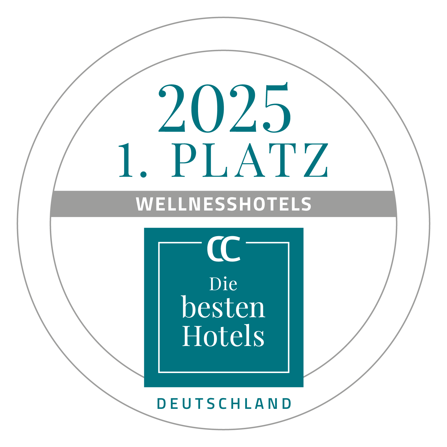 Connoisseur Circle: 1. Platz 2025 bei den besten Hotels Deutschlands
