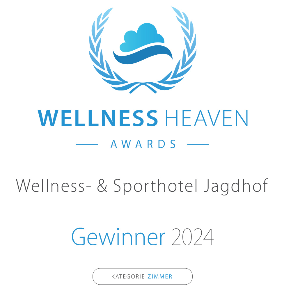 Wellness Heaven Award 2024 - 1. Platz in der Kategorie Zimmer und Suiten