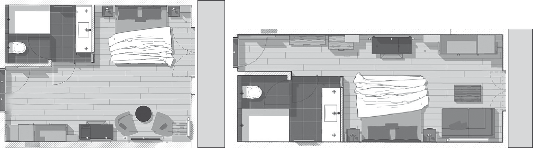 Grundriss Doppelzimmer Bergkristall