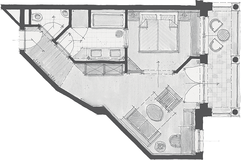 Grundriss Traum-Suite