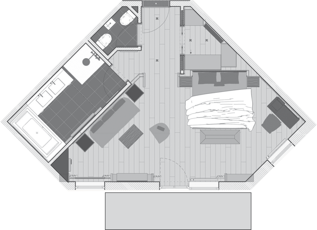 Grundriss Traum-Suite